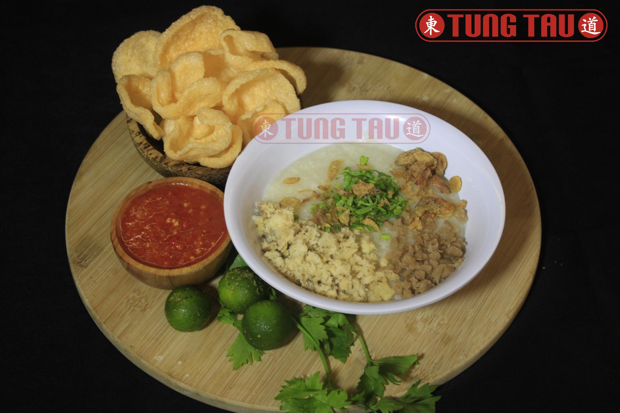 Bubur Ikan Asin Biasa