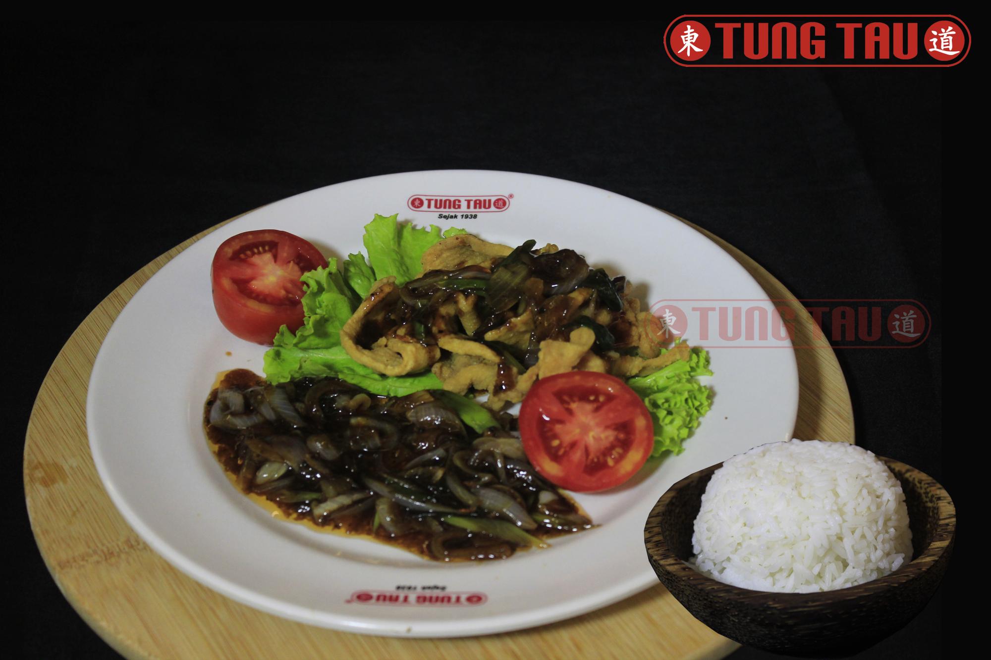 Nasi Ikan Lada Hitam